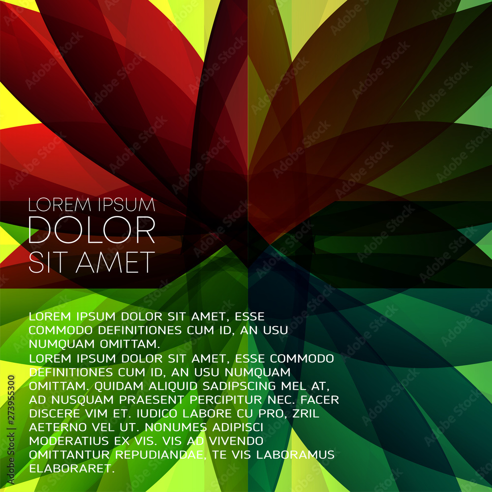 Fototapeta premium Vector abstract design banner web template