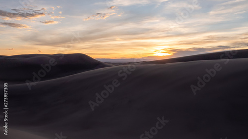 sand dune sunset