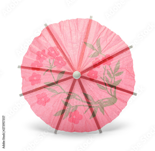 Pink Drink Umbrella Top View