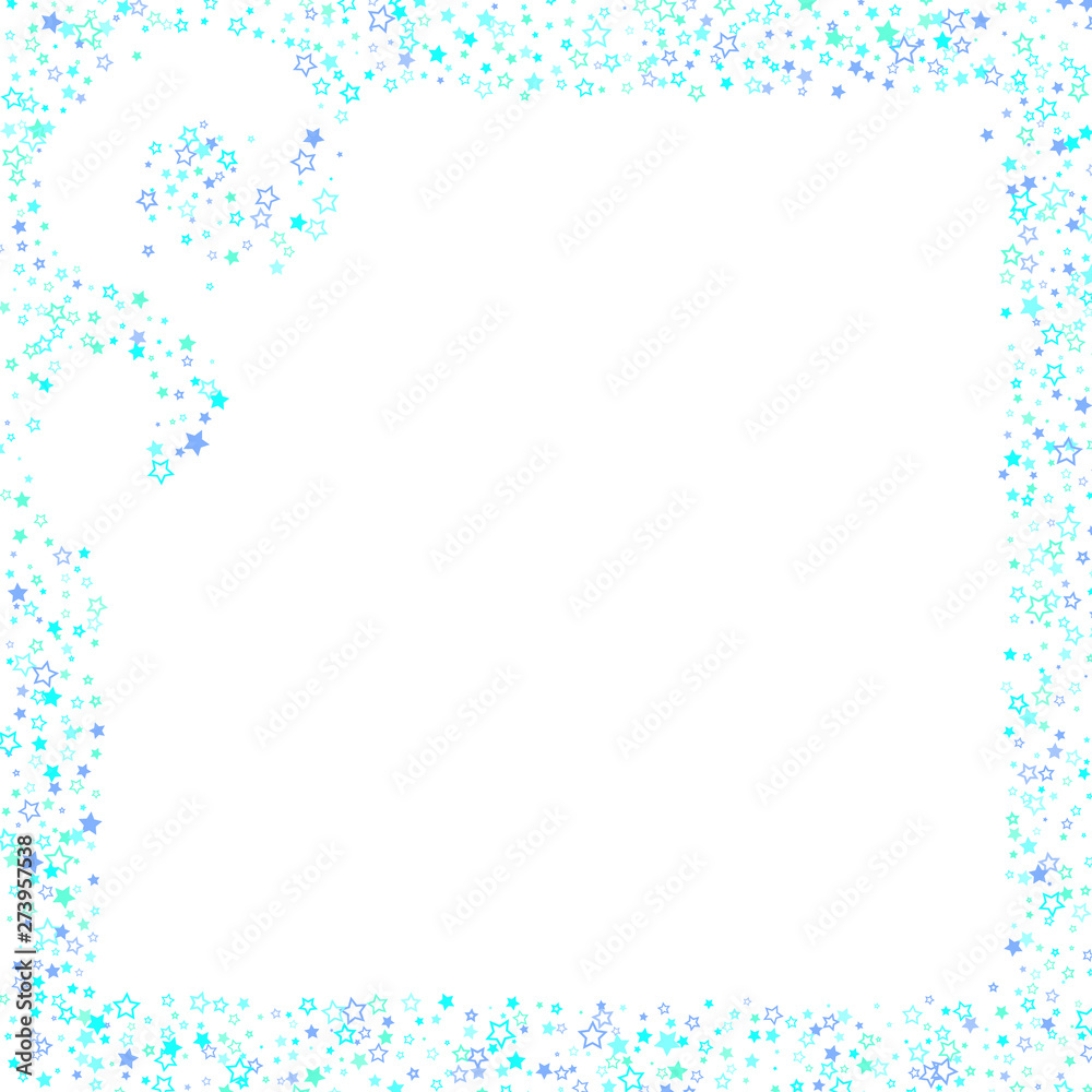 Blue, cyan, turquoise glitter stars confetti Blue, cyan, turquoise glitter stars confetti