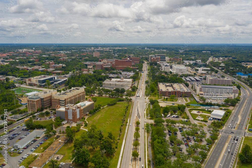 Aerial drone photo University of Florida Gainesville