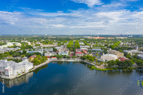 Aerial photo Town of Celebration FL © Felix Mizioznikov