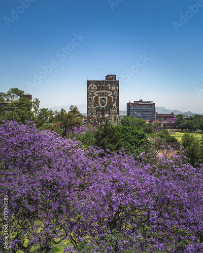 Rectoria Tower in Ciudad Universitaria Mexico City  photo
