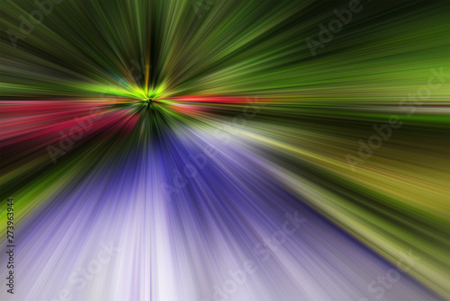 Abstract zoom blur effect for background