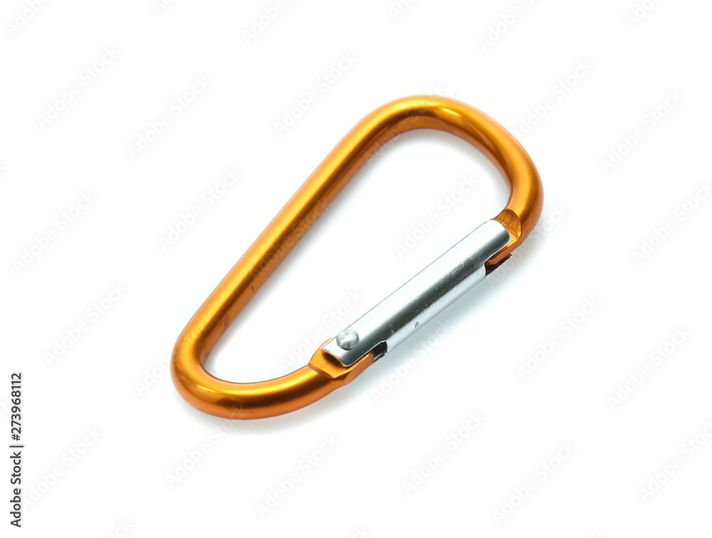 carabiner isolated on white background carabiner isolated on white background
