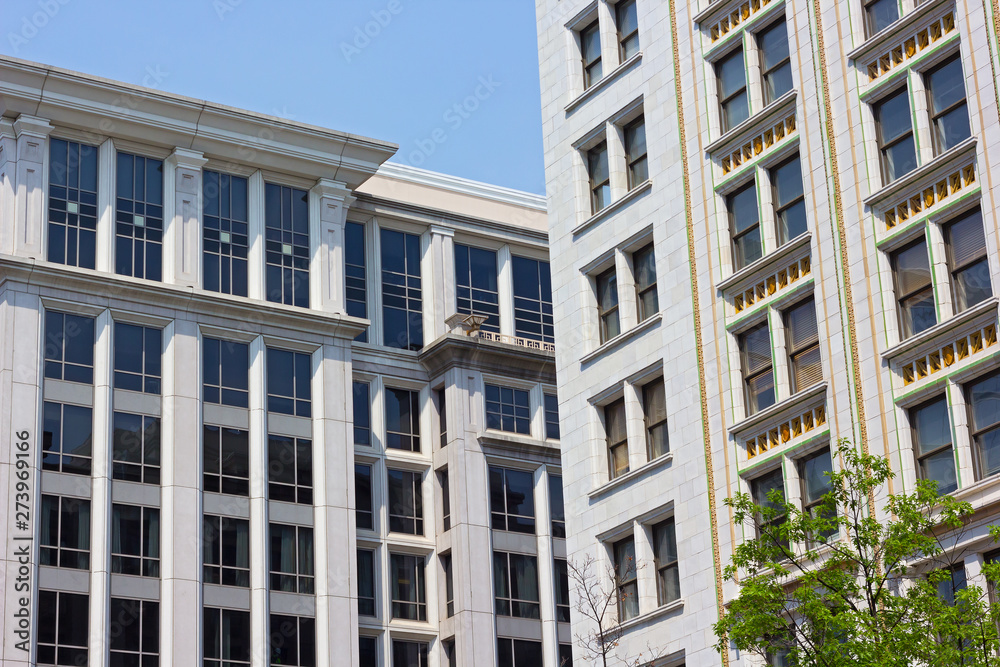 Classical downtown buildings of Washington DC, USA. Classical downtown buildings of Washington DC, USA.