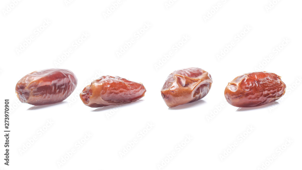 Dates isolated on white background