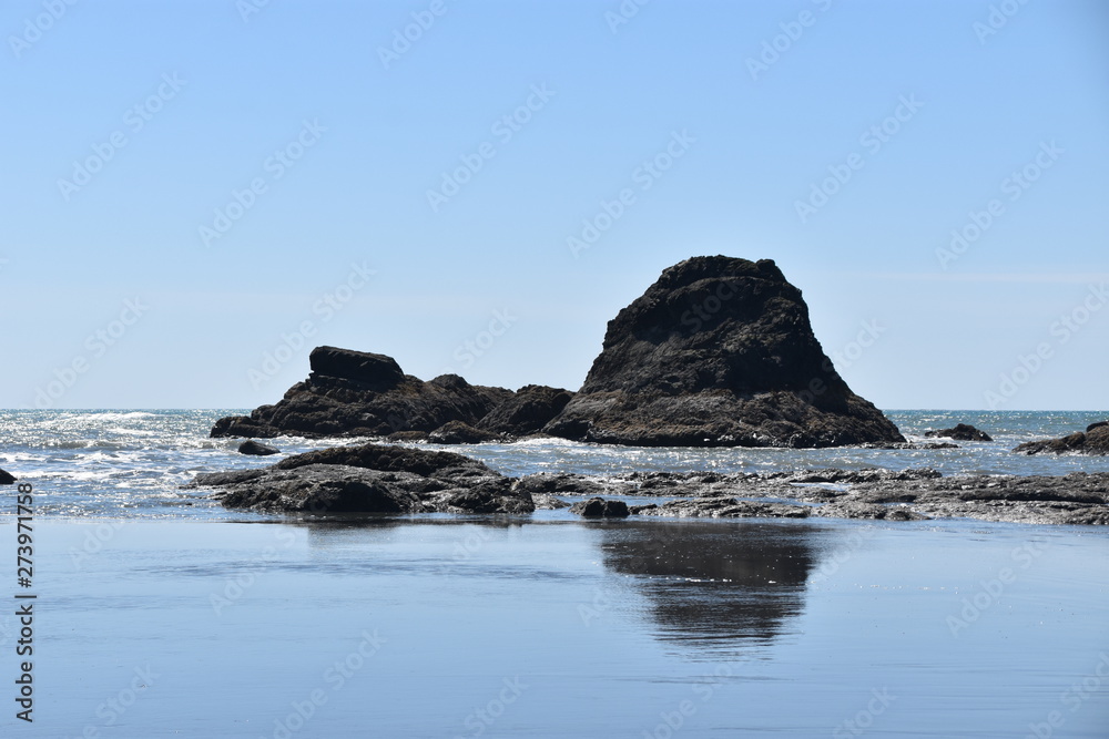 Ruby Beach,Washington State June 4,2019 Sea stacks ant low tide