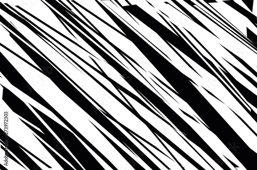 lines of different lengths and thicknesses