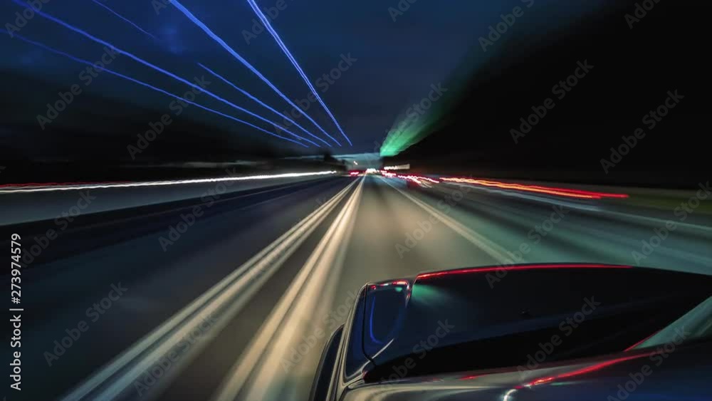 High Speed POV Driving Timelapse with Long Exposure Light Streaks High Speed POV Driving Timelapse with Long Exposure Light Streaks
