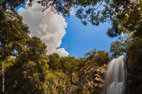 A incrível cachoeira Puxa Nervos no Paraná photo