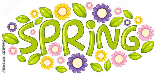 A spring text letter
