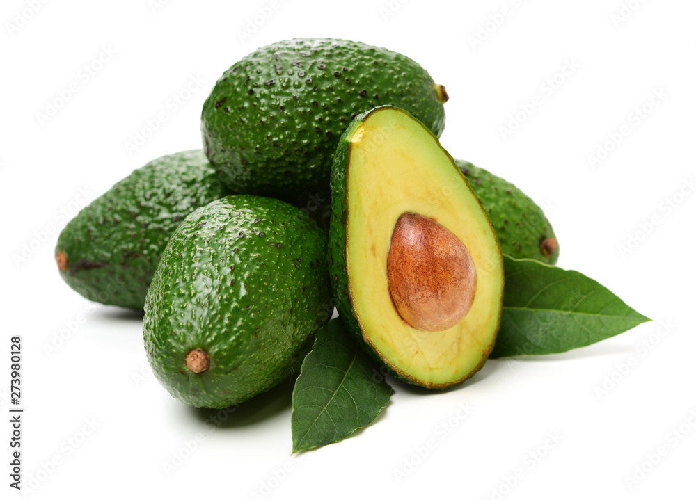 Avocado on a white background Avocado on a white background