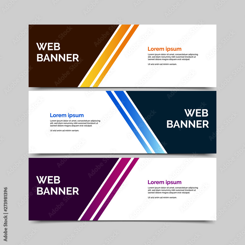abstract vector banners.modern template design for web abstract vector banners.modern template design for web