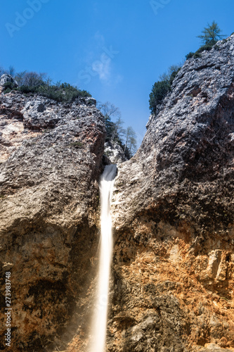 waterfall on the mountain