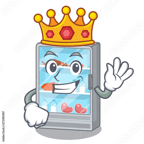 King toy refrigerator in on cartoon shape