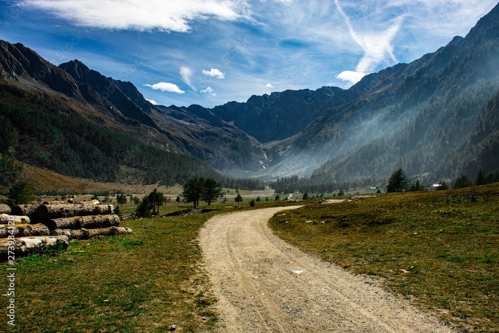 road in mountains