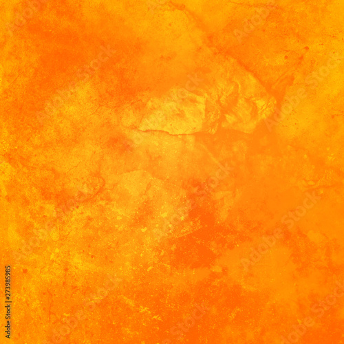 Grunge orange and yellow background. Summer background. Square space for text