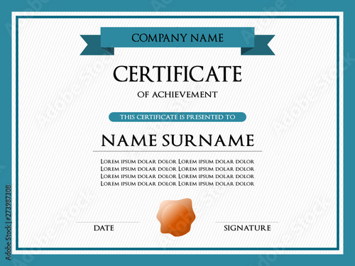 Premium Certificate template awards background. vector modern value design and layout luxurious