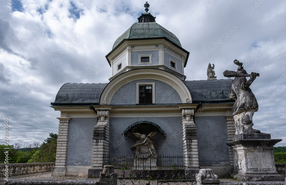 The Mausoleum of the Eggenberger in Austria from 1609-1691 years near the old tower of the Eggenberg The Mausoleum of the Eggenberger in Austria from 1609-1691 years near the old tower of the Eggenberg