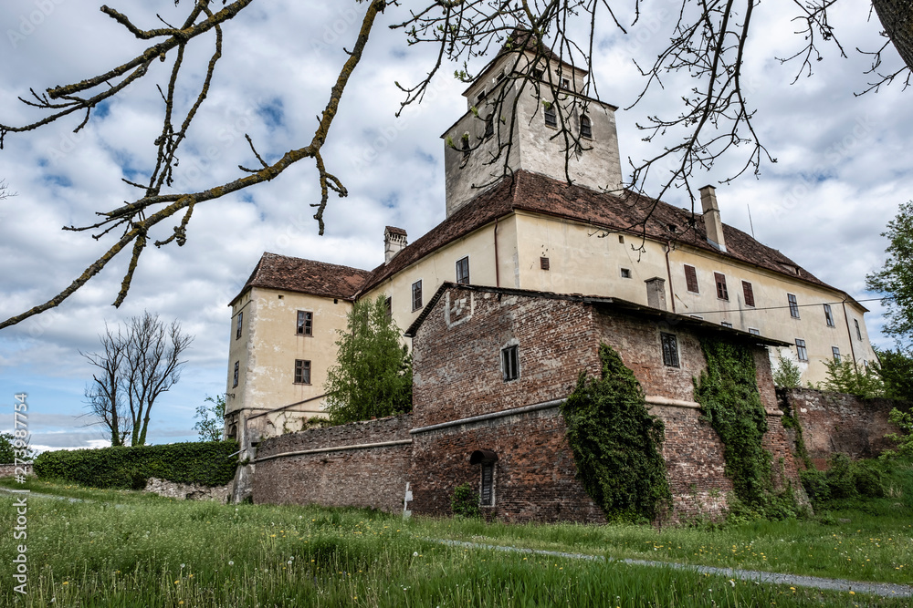 The ancient tower of the Eggenberg in Austria dated by XVII century is very popular monument