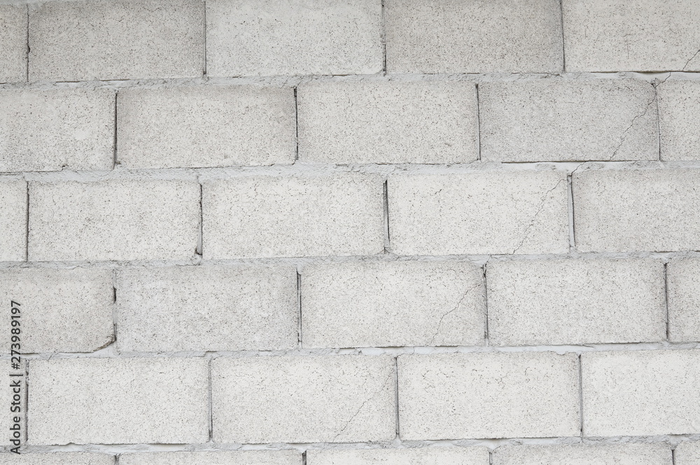 Obraz premium Old cement blocks wall texture and background.