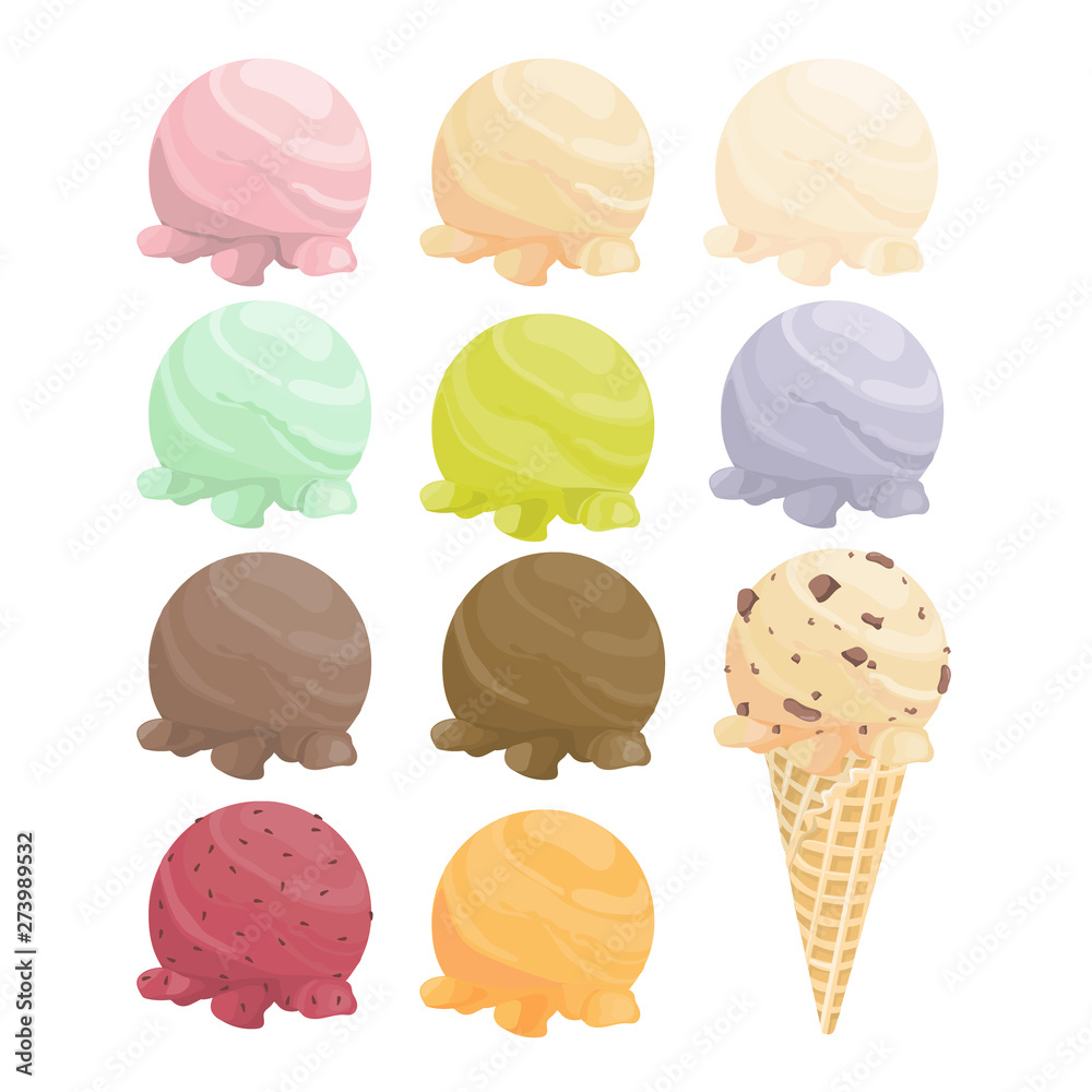 Ice Cream Scoop Vector & Photo (Free Trial)