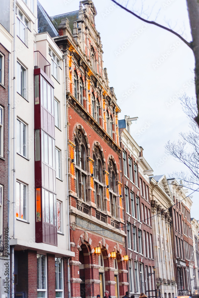 Colorful houses and architecture of Amsterdam, the Netherlands