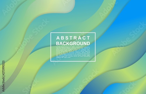 Abstract liquid background. Modern abstract background with gradient colour. Eps 10 vector © didiksaputra