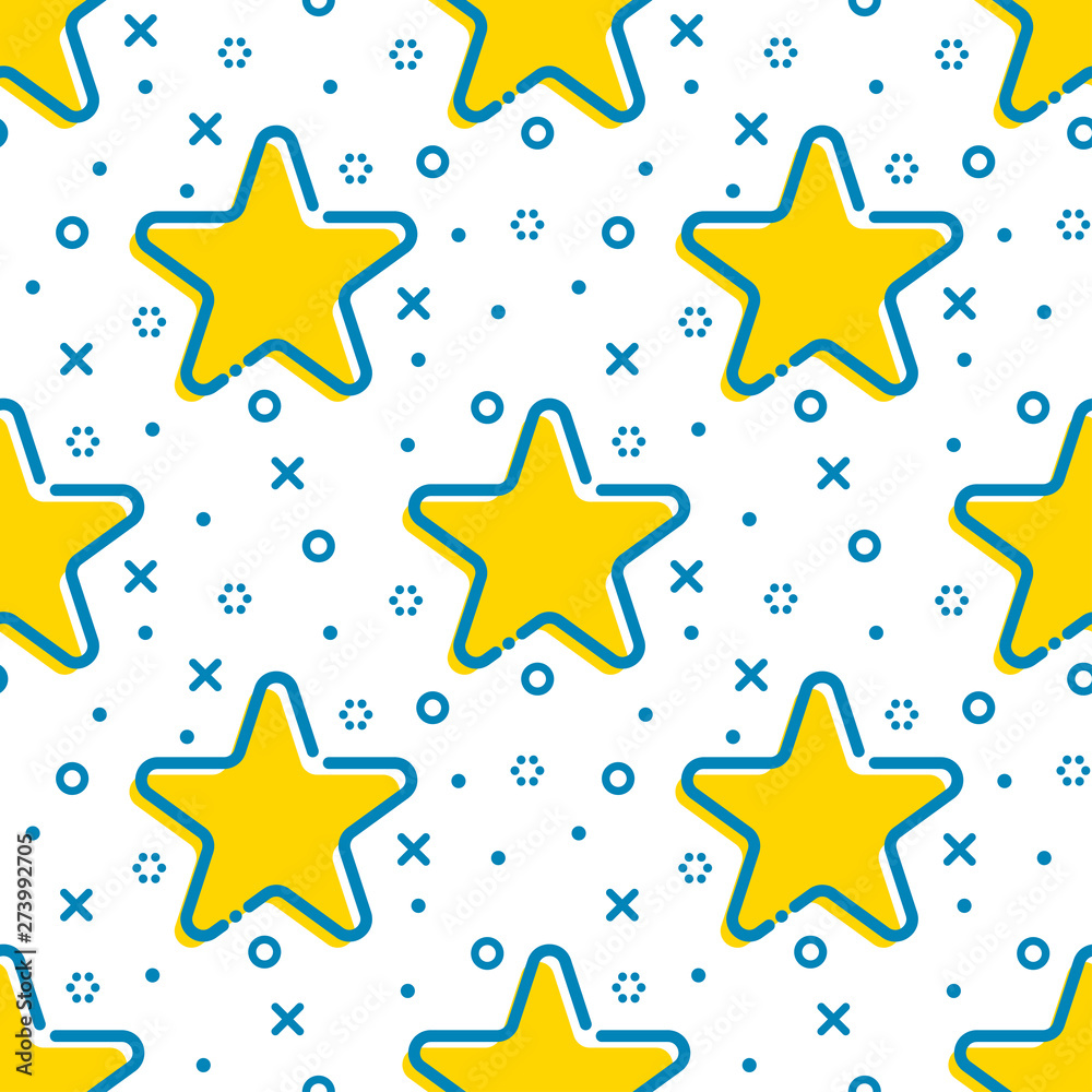 flat outline star pattern flat outline star pattern