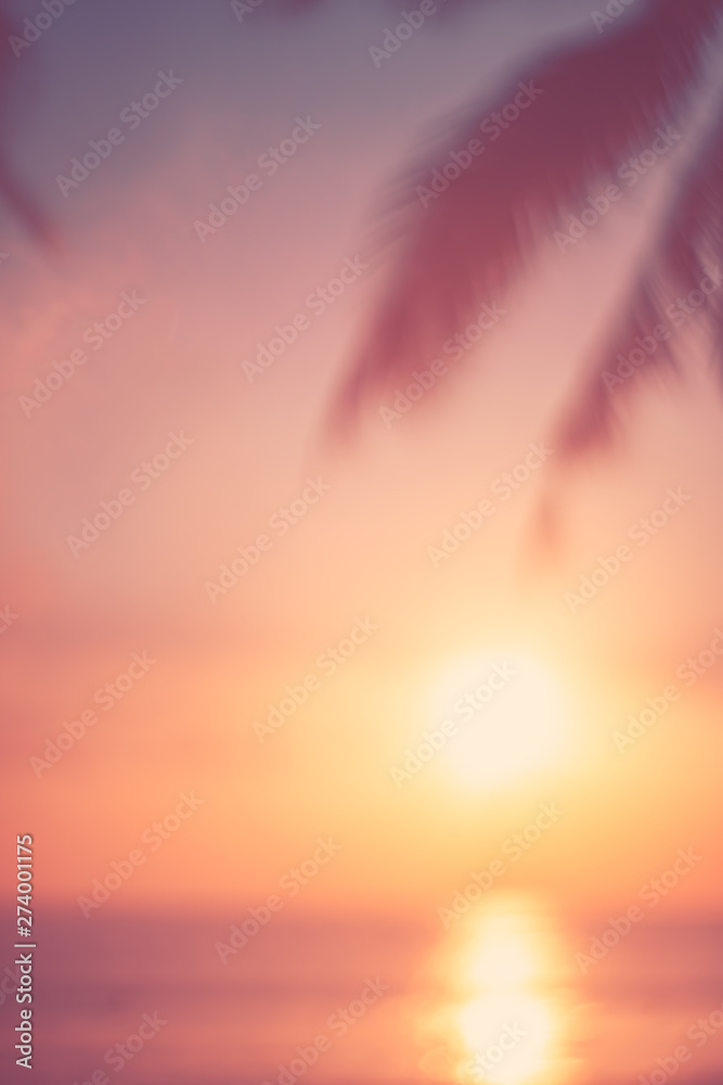 Blur beautiful nature green palm leaf on tropical beach with bokeh sun light wave abstract background. Blur beautiful nature green palm leaf on tropical beach with bokeh sun light wave abstract background.