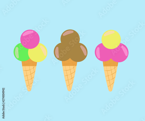 cream of different flavors