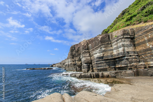 須佐のホルンフェルス　hornfels　山口県須佐町 photo