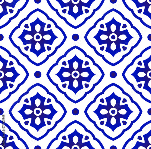 blue and white pattern