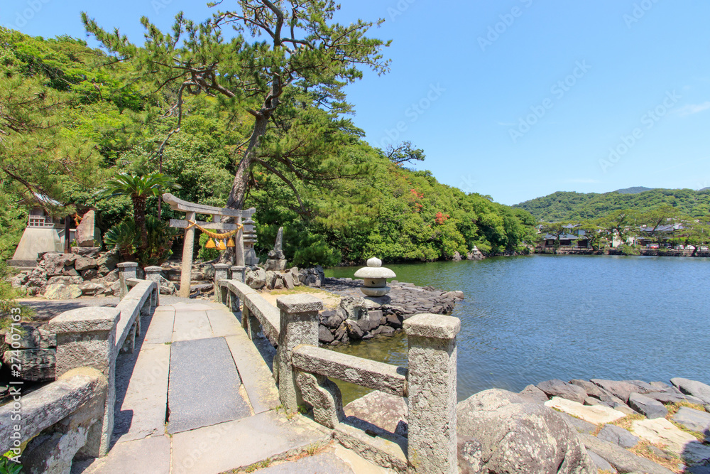 明神池 Myojin Pond 山口県萩市 明神池 Myojin Pond 山口県萩市