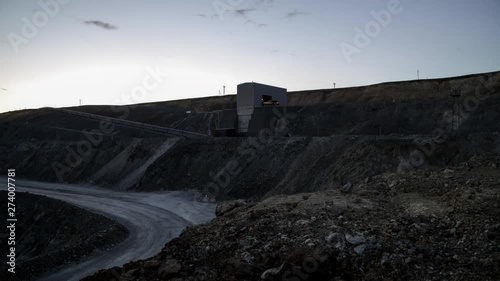 Mining enterprise, panorama (cam2 sc5 take2) photo