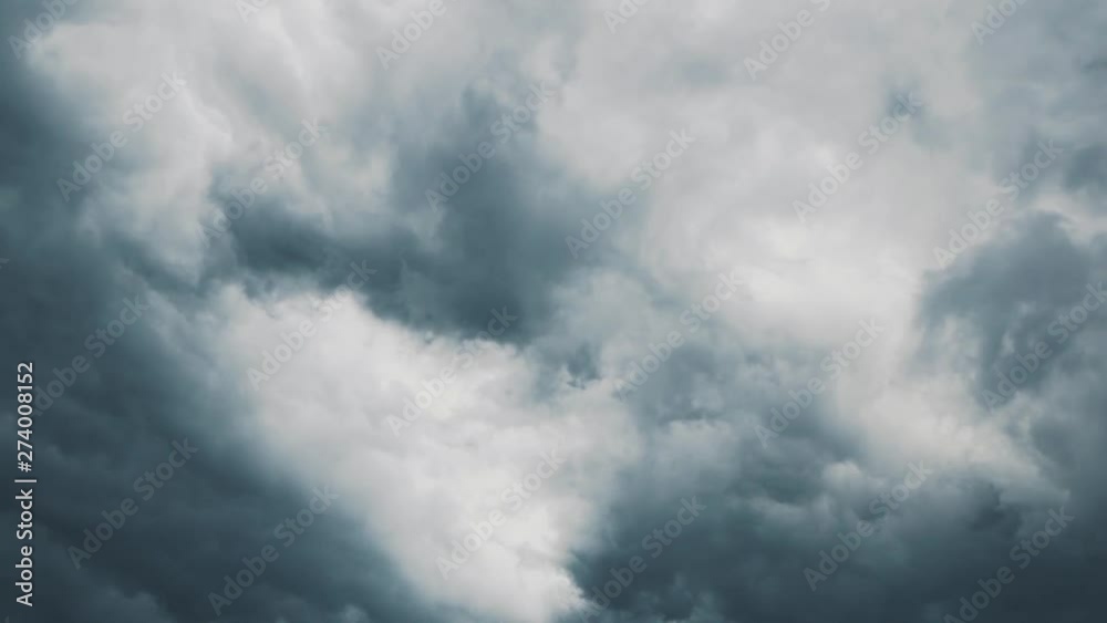 Extreme clouds in timelapse before the storm Extreme clouds in timelapse before the storm