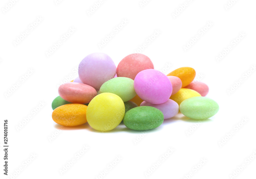 Colorful candy Isolated on white background Colorful candy Isolated on white background