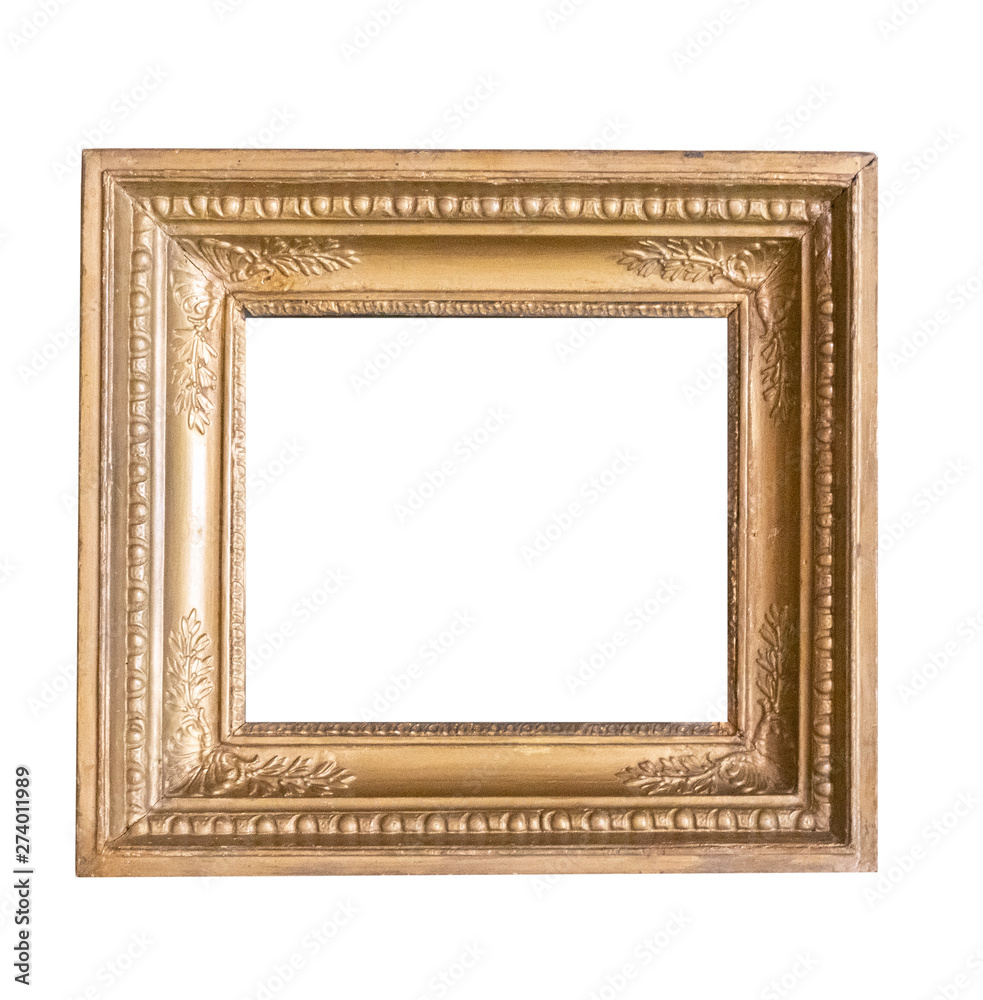 Frame picture antique antiques isolated on white background Frame picture antique antiques isolated on white background