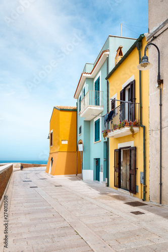 Colorful houses in Termoli