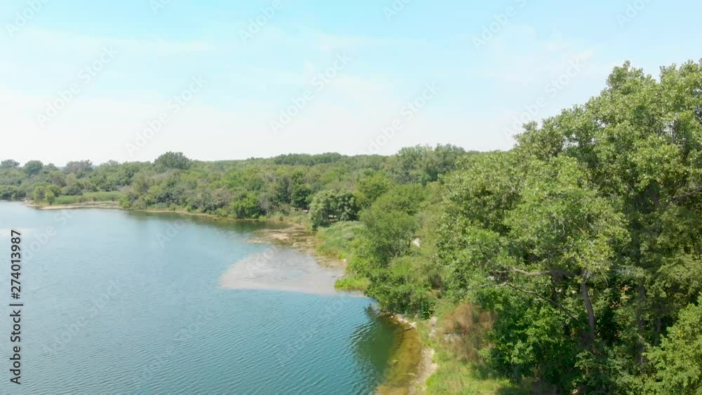 drone aerial decent over lake 4k drone aerial decent over lake 4k