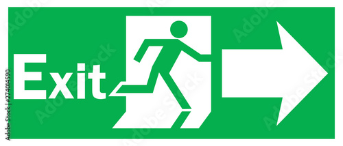 emergency exit sign