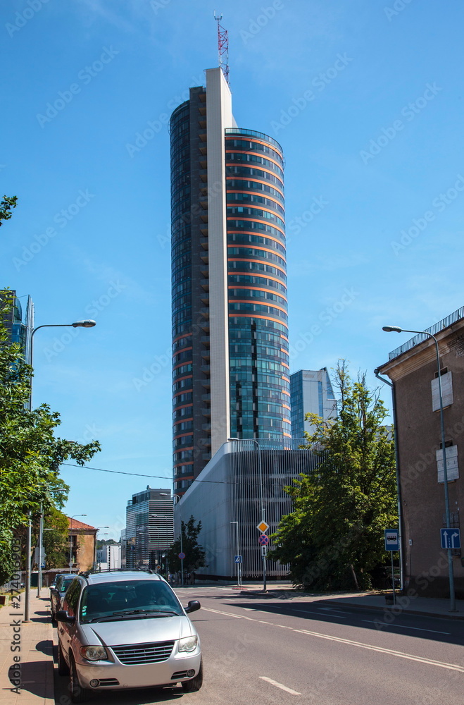 Modern building in Vilnius