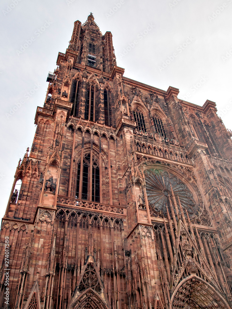 Notre Dame church in Strasbourg, France