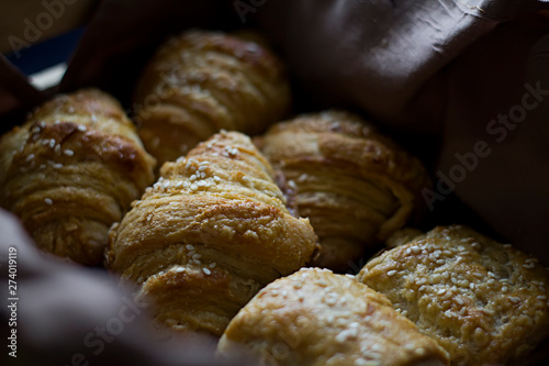 croissant de hojaldre