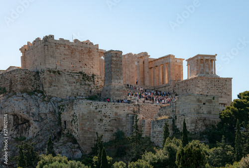 Aerial view of Acropolis in Athens © Nikolay