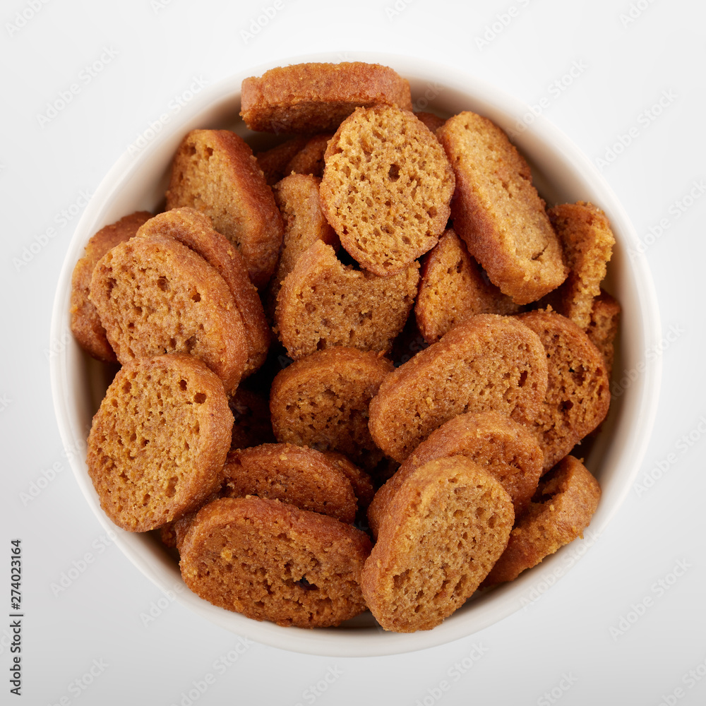 Bread crackers. Snacks for beer. Fried toast Bread crackers. Snacks for beer. Fried toast