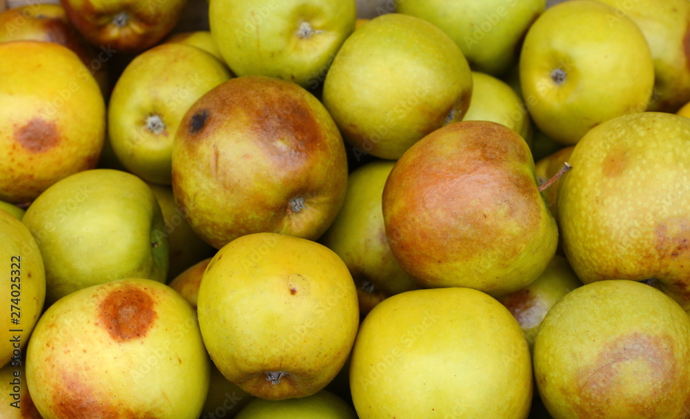 Apples on the market. Fresh organic red apples from the local farmers market. Apples background background texture seasoning Apples for sale. 