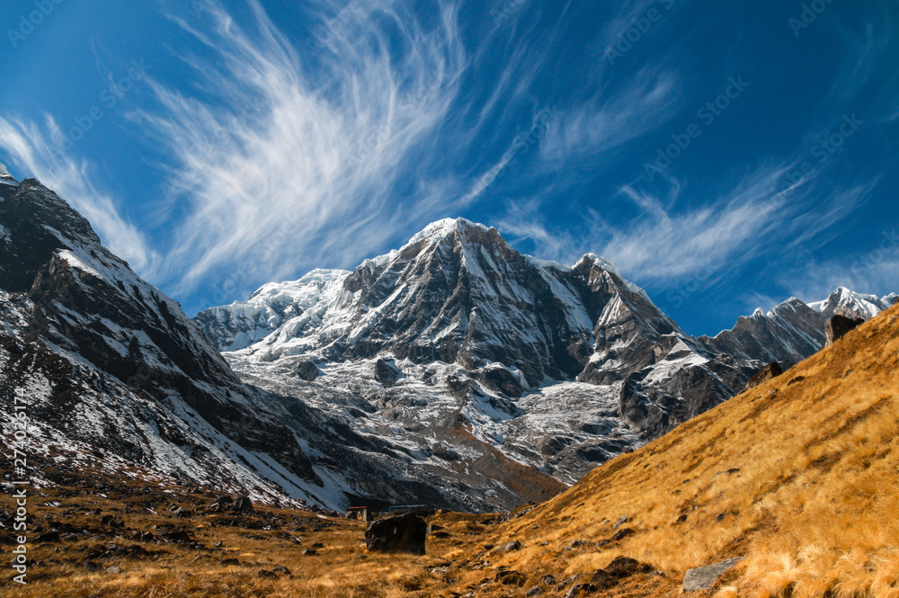 Ταπετσαρία Annapurna Mountain in Nepal on a sunny afternoon