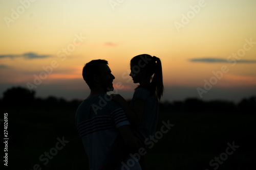 Father and daughter enjoy spending time together outdoor.Precious family moments